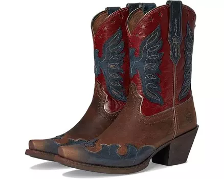 Ботинки Ariat Bravery Western Boots, цвет Dusted Fresh Denim/Sassy Brown
