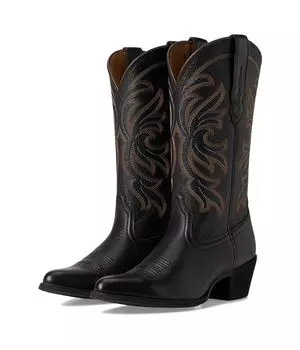 Ботинки Ariat Heritage J Toe Stretchfit Western Boots, цвет Black Deertan