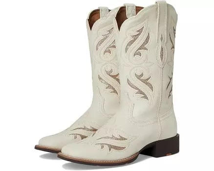 Ботинки Ariat Round Up Bliss Western Boots, цвет Distressed Ivory