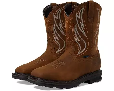 Ботинки Ariat Sierra Shock Shield Waterproof Work, цвет Distressed Brown