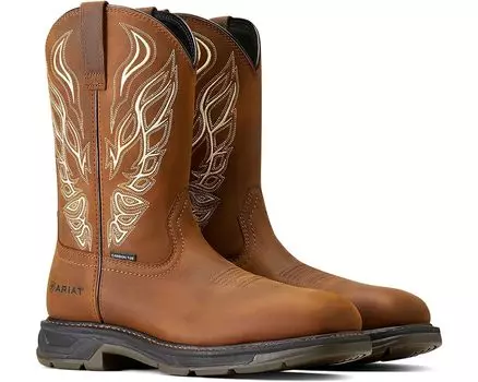 Ботинки Ariat WorkHog XT Phoenix Carbon Toe Work, цвет Distressed Brown