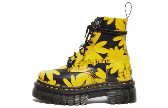 Ботинки Audrick Martin женские, черные/желтые Dr.Martens
