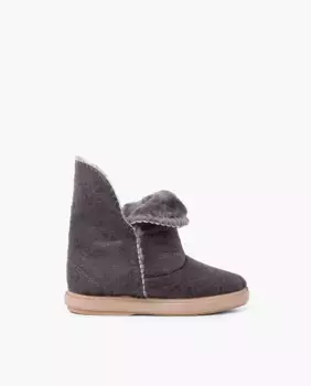 Ботинки австралийского стиля для девочек с боковым разрезом Pisamonas, серый