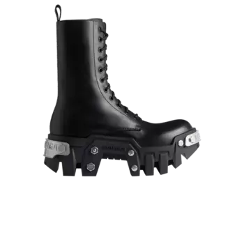 Ботинки Balenciaga Bulldozer Lace-up Boot 'Black', черный