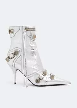 Ботинки BALENCIAGA Cagole boots, серебряный