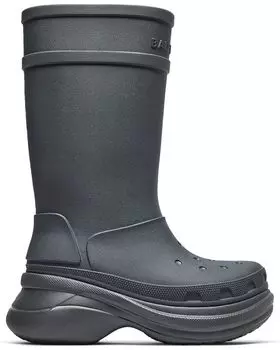 Ботинки Balenciaga Crocs x Balenciaga Clog Boot 2.0 'Dark Grey', серый