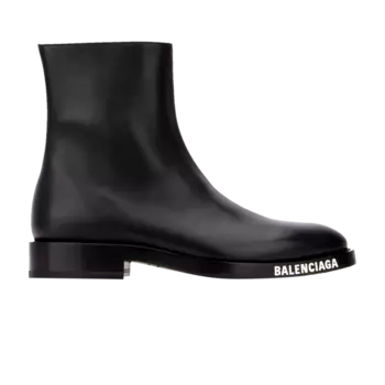 Ботинки Balenciaga Logo Sole Ankle Boot, черный