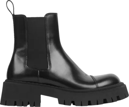 Ботинки Balenciaga Tractor 20mm Boot Black, черный