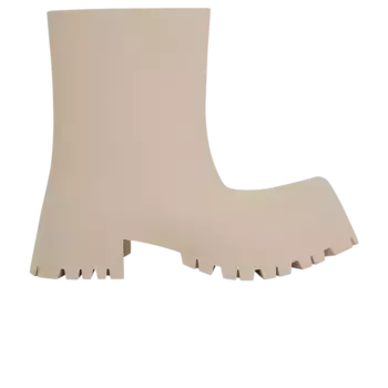 Ботинки Balenciaga Trooper Rubber Boot Beige, кремовый
