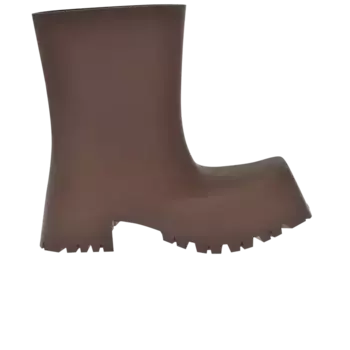 Ботинки Balenciaga Trooper Rubber Boot Brown, коричневый