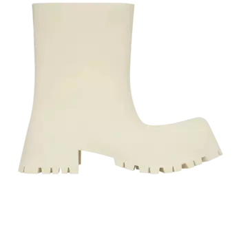 Ботинки Balenciaga Trooper Rubber Boot 'White', белый