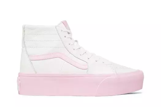 Ботинки Barbie x Sk8-Hi Tapered Stackform Vans, белый