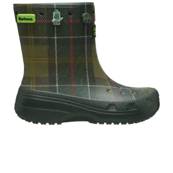 Ботинки Barbour x Classic Boot 'Kelp Plaid', зеленый