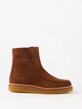 Ботинки barry из замши Jacques Solovire Paris (Jacques Solovire), коричневый