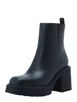 Ботинки Bershka Ankle Boots, черный