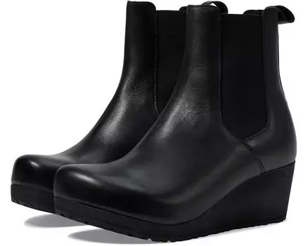 Ботинки Birkenstock Papillio by Birkenstock Ebba Pull-On Wedge Bootie - Leather, черный