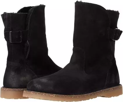 Ботинки Birkenstock Uppsala Shearling - Suede, цвет Black/Black Suede/Shearling