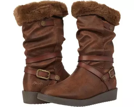 Ботинки Blowfish Malibu Chicago-K, цвет Whiskey Draped MF/Brown Die Cut/Rabbit Run