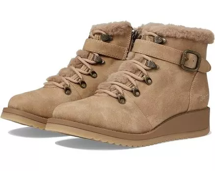 Ботинки Blowfish Malibu Clove SHR, цвет Almond Oiled Nubuck/Brown Short Faux Shearling