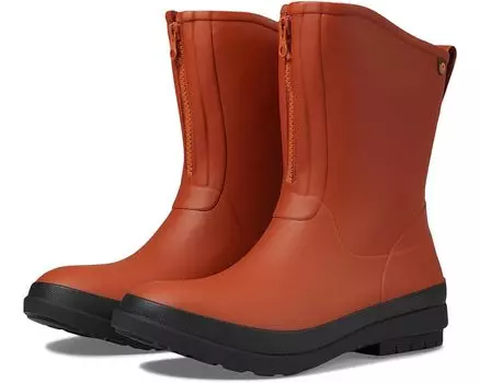 Ботинки Bogs Amanda Plush II Zip, цвет Burnt Orange
