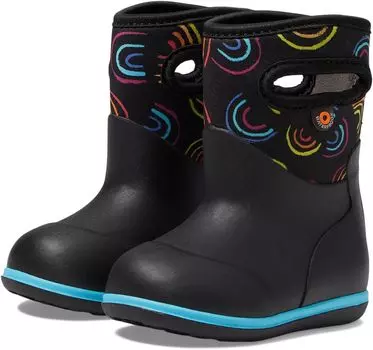 Ботинки Bogs Baby Classic Wild Rainbows, цвет Black Multi