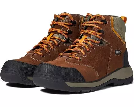 Ботинки Bogs Bedrock II 6" Composite Safety Toe WP, цвет Brown Multi