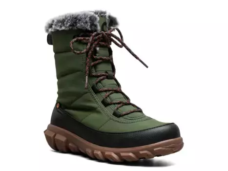 Ботинки Bogs Cedar Quilt Snow Boot - женские, темно-зеленые