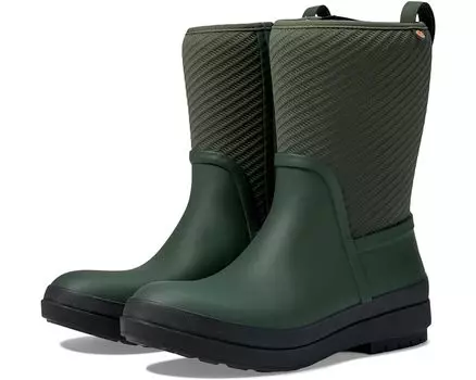 Ботинки Bogs Crandall II Mid Zip, зеленый