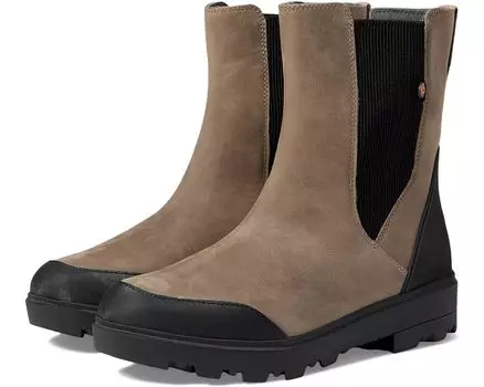 Ботинки Bogs Holly Tall Chelsea Leather, цвет Taupe