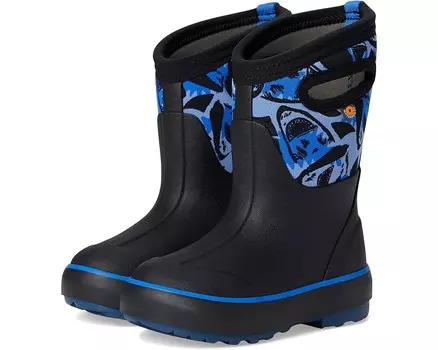 Ботинки Bogs Kids Classic II - Sharks, черный мульти