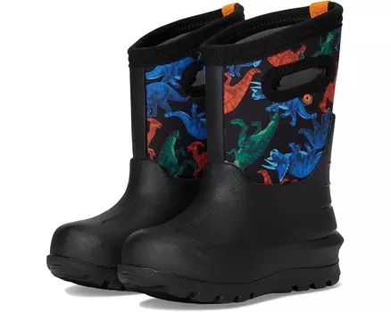 Ботинки Bogs Kids Neo - Classic Real Dino, черный мульти