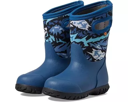 Ботинки Bogs Kids York - Winter Mountain, цвет Dark Blue Multi