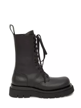 Ботинки Bottega Veneta Lug lace-up, черный
