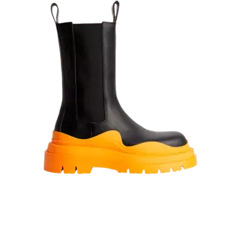 Ботинки Bottega Veneta Tire Boot 'Black Tangerine', черный