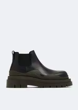 Ботинки BOTTEGA VENETA Tire Chelsea ankle boots, черный