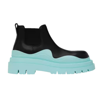 Ботинки Bottega Veneta Tire Cropped Boot 'Black Blue', черный