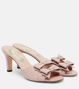 Ботинки Bowow 75 из кожи Valentino Garavani, Water Rose