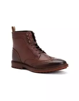 Ботинки-броги Hemlock коричневого цвета Base London
