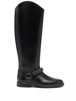 Ботинки Brunello Cucinelli с цепочкой Monili, черный