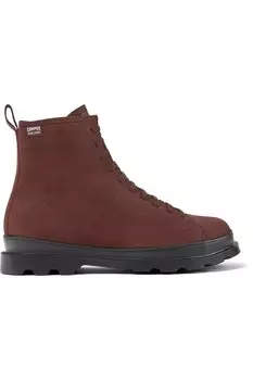 Ботинки Brutus 1255 из нубука Camper, красный
