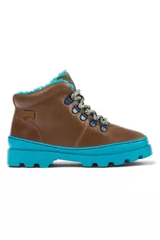 Ботинки Brutus 8533 из кожи и замши Camper, коричневый