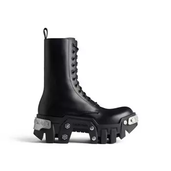 Ботинки Bulldozer на шнуровке BALENCIAGA, черный