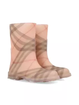 Ботинки Burberry Kids Marsh, розовый