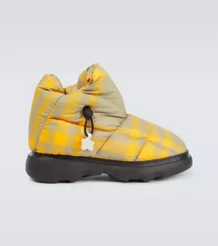 Ботинки burberry в клетку Burberry, мультиколор