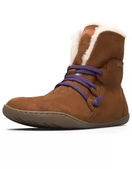 Ботинки CAMPER Lace-Up Ankle Boots, коричневый