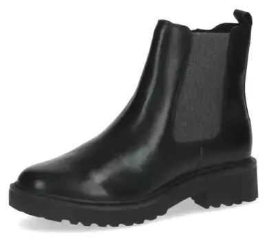 Ботинки Caprice Chelsea на профилированной подошве, черный