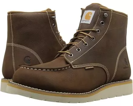Ботинки Carhartt 6-Inch Non-Safety Toe Wedge, цвет Brown Oil Tanned Leather