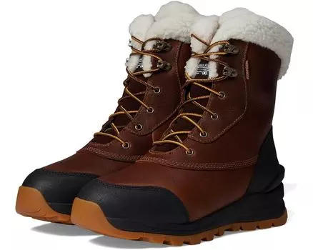 Ботинки Carhartt Pellston Waterproof Insulated 8" Soft Toe Winter, цвет Red Brown Full Grain Leather