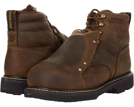 Ботинки Carolina 6" Int Lo Steel Toe, коричневый