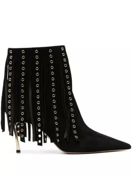 Ботинки Casadei 75 мм Debby Superblade, черный